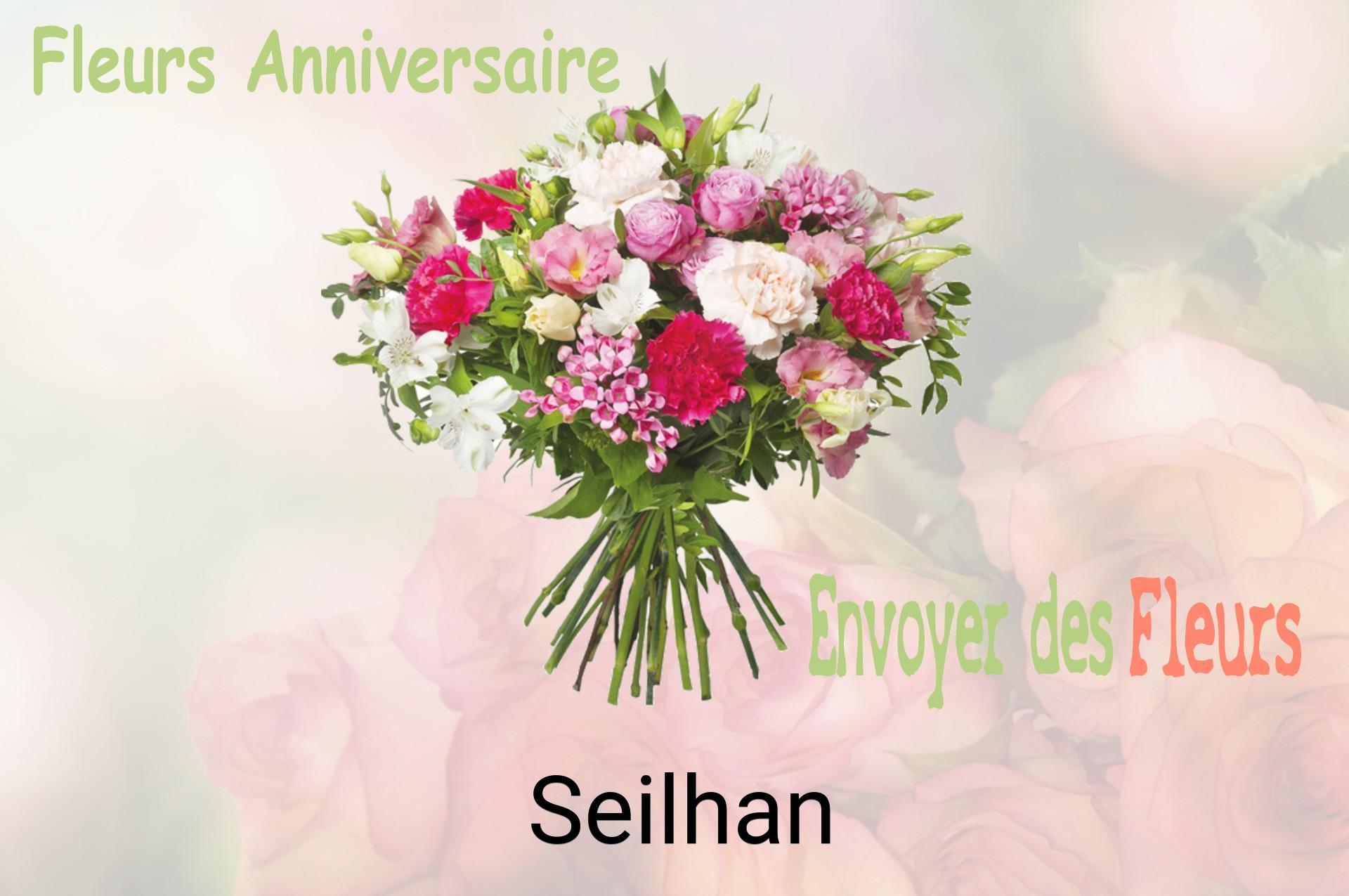 Bouquet de fleurs d’anniversaire livré à Seilhan